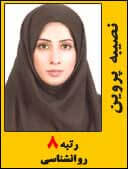 نصیبه پروین رتبه 8 دکتری روانشناسی سال 1395