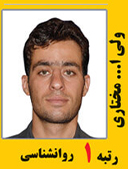 ولی الله مختاری رتبه 1 کارشناسی ارشد روانشناسی سال 1391