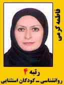 فاطمه کرمی رتبه 4 کارشناسی ارشد روانشناسی کودکان استثنایی سال 1396