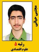 مجتبی حیاتی رتبه 5 کارشناسی ارشد علوم اقتصادی سال 1396