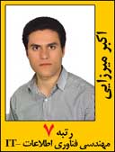 اکبر میرزایی رتبه 7 کارشناسی ارشد مهندسی فناوری اطلاعات IT سال 1392