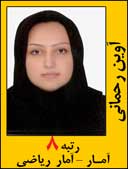 آوین رحمانی رتبه 8 کارشناسی ارشد آمار سال 1392