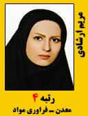 مریم ارشادی رتبه 4 کارشناسی ارشد مهندسی معدن فرآوری سال 1396