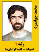 محمد جوانمرد رتبه 1 کارشناسی ارشد ادبیات فارسی سال 1397