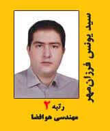 سید یونس فرزانمهر رتبه 2 هوافضا