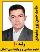 حامد حسن گور مشهدی رتبه 10 کارشناسی ارشد علوم سیاسی و روابط بین الملل سال 1396
