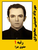 مهراد حسینی محمودی رتبه 1 دکتری حقوق
