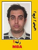 رهام رحیمی رتبه 1 کارشناسی ارشد مدیریت کسب و کار MBA سال 1402