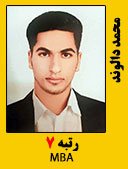 محمد دالوند رتبه 7 کارشناسی ارشد MBA سال 1400