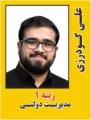 علی گودرزی رتبه 1 کارشناسی ارشد مدیریت دولتی سال 1404